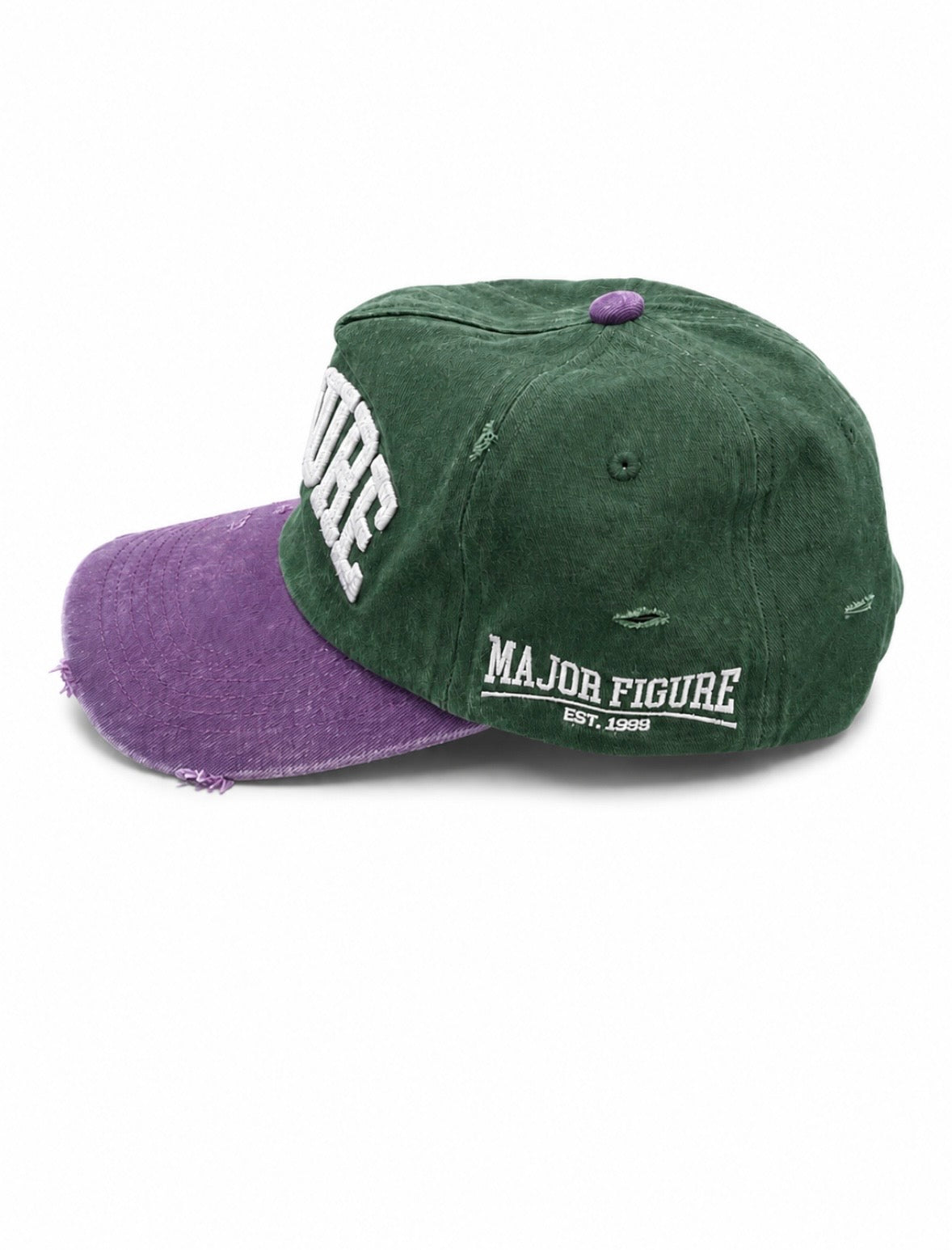Purple & Green Figure Hat
