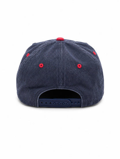 Red & Navy Blue Figure Hat