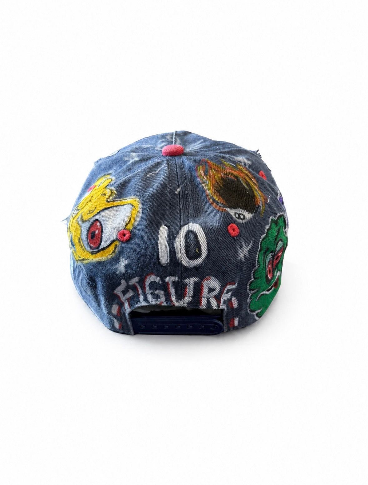 Navy Blue & Red Exclusive “Chaos” Hat