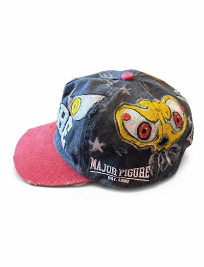 Navy Blue & Red Exclusive “Chaos” Hat