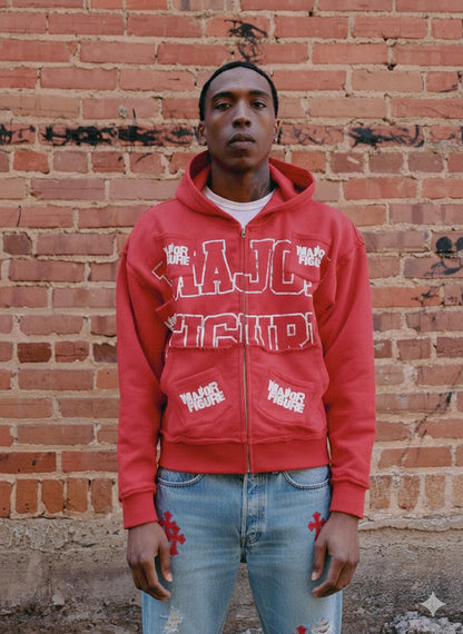 Red Classic Zip Up